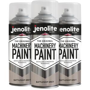 Scuff Resistant Machinery Paint - Battleship Grey / 3 by Jenolite