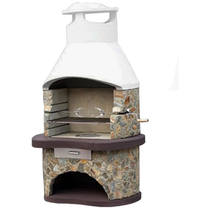 Tampere Modern Masonry BBQ - White by Callow