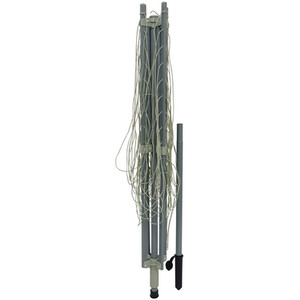 My Laundry 50m 4 Arm Steel Rotary Airer - Grey