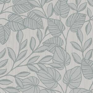Superfresco Linden Leaf Trail Wallpaper - Blue by Superfresco