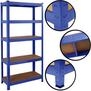 Heavy Duty Steel 5 Tier Racking - Blue by House Of Home