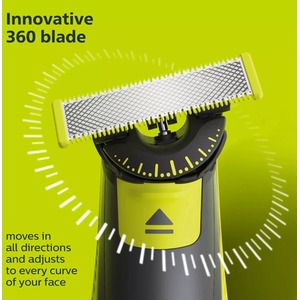 Philips Norelco Oneblade 360 Face Hybrid Electric Trimmer - Black by Philips