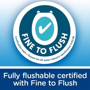 Andrex Washlets Classic Clean Biodegradable and Flushable Toilet Wipes by Andrex