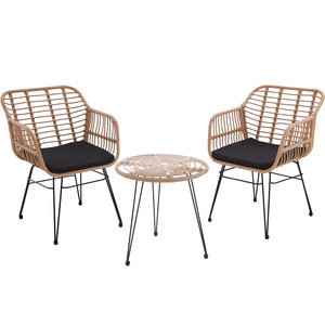 Molfetta Rattan Furniture Set - nature by tectake