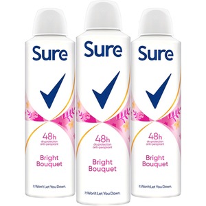 Sure Women Motion Sense Antiperspirant Deodorant Bright Bouquet, 150ml - Buy 3 / 14cm by SURE