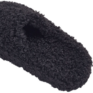 Soft Plush Open-Toe Cotton Slippers by Livingandhome