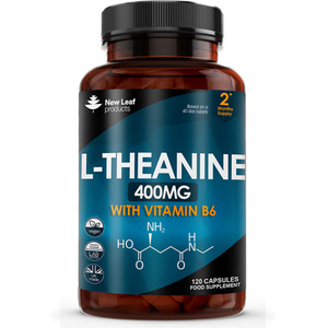 L Theanine Enriched with Vitamin B6 From Green Tea - L-Theanine by New Leaf Products