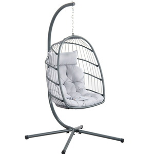 Azura Hanging Egg Chair - Grey by Madefor.living