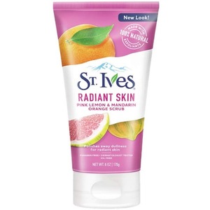Pack of 3 St Ives Radiant Skin Pink Lemon and Mandarin Scrub - Pink by St Ives