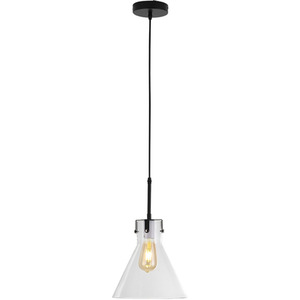 Creative Glass Single Light Pendant Light - Black by Livingandhome
