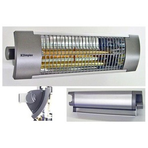 Dimplex OPH13 Outdoor Quartz Infra-Red Patio Heater 1.3kw - Silver by Dimplex