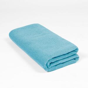 Plain Microfibre Beach Towel - Sea Blue by OHS