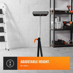 Adjustable Roller Stand - Silver by VonHaus