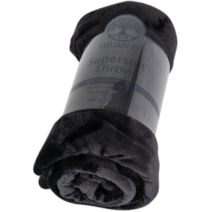 Supersoft Throw - Black / Large by Divante