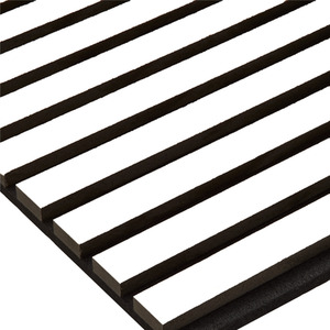 Wooden Slatted 3D Acoustic Wall Panelling - Marble / 240cm by Home Treats