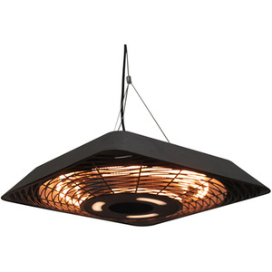 Outsunny 2000W Electric Hanging Patio Heater - Black by Outsunny