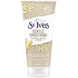 Pack of 3 St Ives Gentle Smoothing Oatmeal Scrub and Mask - Beige by St Ives