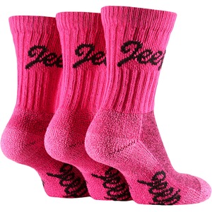 Jeep 3 Pairs Cotton Cushioned Walking Hiking Socks for Ladies by Jeep