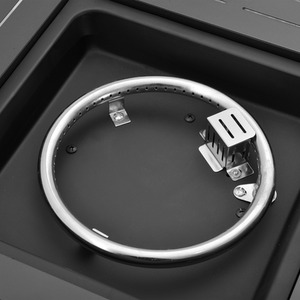 Outsunny Square Rattan Propane Gas Fire Pit Table, 50000 BTU - Black by Outsunny