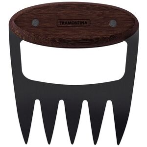 Tramontina Metallic Barbeque Claw with Wooden Handle - Yellow by Tramontina