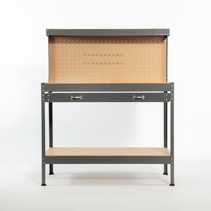 SwitZer Steel Garage Storage Work Bench - Grey by SwitZer