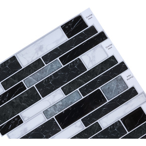 10Pcs Marble Effect Tile Stickers by Livingandhome