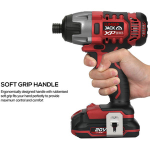 Lumberjack Cordless 20V XPSERIES Twin Kit Hammer Drill and Impact Driver Drill - Red by Lumberjack