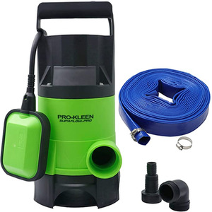 Submersible Water Pump 400W with Layflat Hose by Pro-Kleen