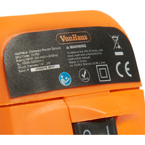 Compact Palm Router Saw - Black by VonHaus