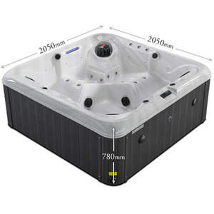 Hampton Bay Hot Tub - Cloudy White by Blue Whale spa