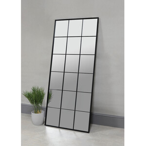 Indoor/Outdoor Window Mirror - Black / 160cm