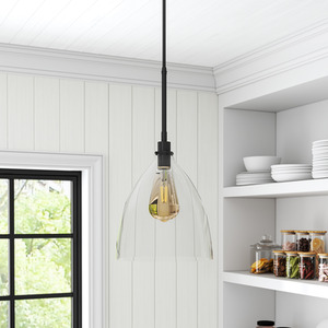 Polished-Nickle Skin Pendant Light Chandelier - Black by Livingandhome