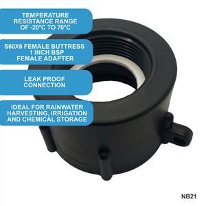 IBC S60x6 (2 inch) Female to (2 inch) BSP Female by DNA PACKAGING LTD