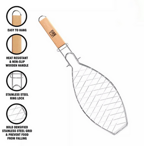 BBQ Mesh Grill Basket - Silver / 14cm by Marco Paul
