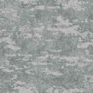 Sodal Metallic Industrial Wallpaper Textured Modern Vinyl - Grey by GoodHome