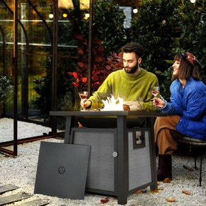 Kalos Fire Pit table - Grey by Chilli Seating