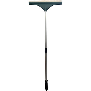 Artificial Grass Brush Garden Lawn Rake with Telescopic Handle - Green by Selections