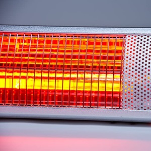 Mylek Electric Wall Mounted Patio Heater 3000W - Silver by Mylek