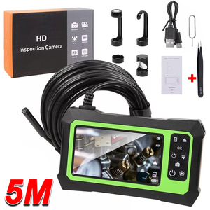 1080P Endoscope Camera with 4.3 Inch LCD - Black / 5m