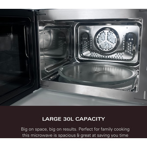 30L Combination Microwave with Grill - Silver by Hamilton Beach