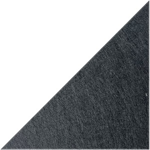 Set Of 24 Triangle Self Adhesive Acoustic Wall Panels Tiles - Black by Gr8 Home