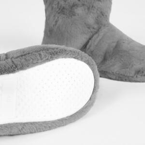 Microwavable Faux Fur Boot Slippers by OHS