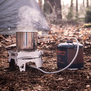 SKOTTI Booster - Foldable Camping Stove - Silver by Skotti