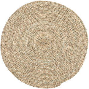 Cattail Grass Round Cat Scratcher Pad - Brown / 60cm by Livingandhome