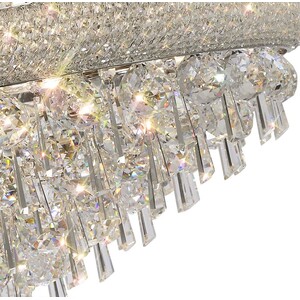 Alexandra Ceiling Pendant Chandelier 18 Light Polished Chrome, Crystal - Polished Chrome