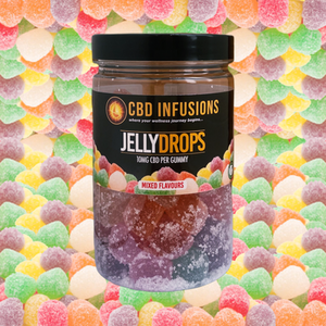 CBD Infusions - Vegan Jelly Drops (10mg each) - Neutral by Whittlestons