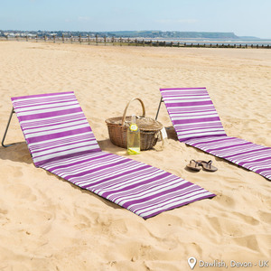 Folding Beach Mat with Adjustable Backrest by Trail