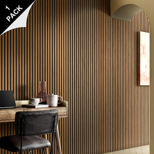 Matteo Acoustic Slat Wall Panels - Teak / 1 by Matteo