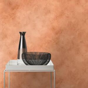 Concrete Texture Vinyl Wallpaper Extra Washable Paste The Wall - Orange by Rasch