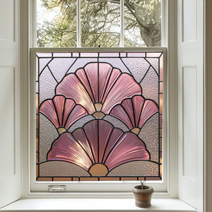 Afragola Art Deco Stained Glass Window Film by Creative Printing Solutions